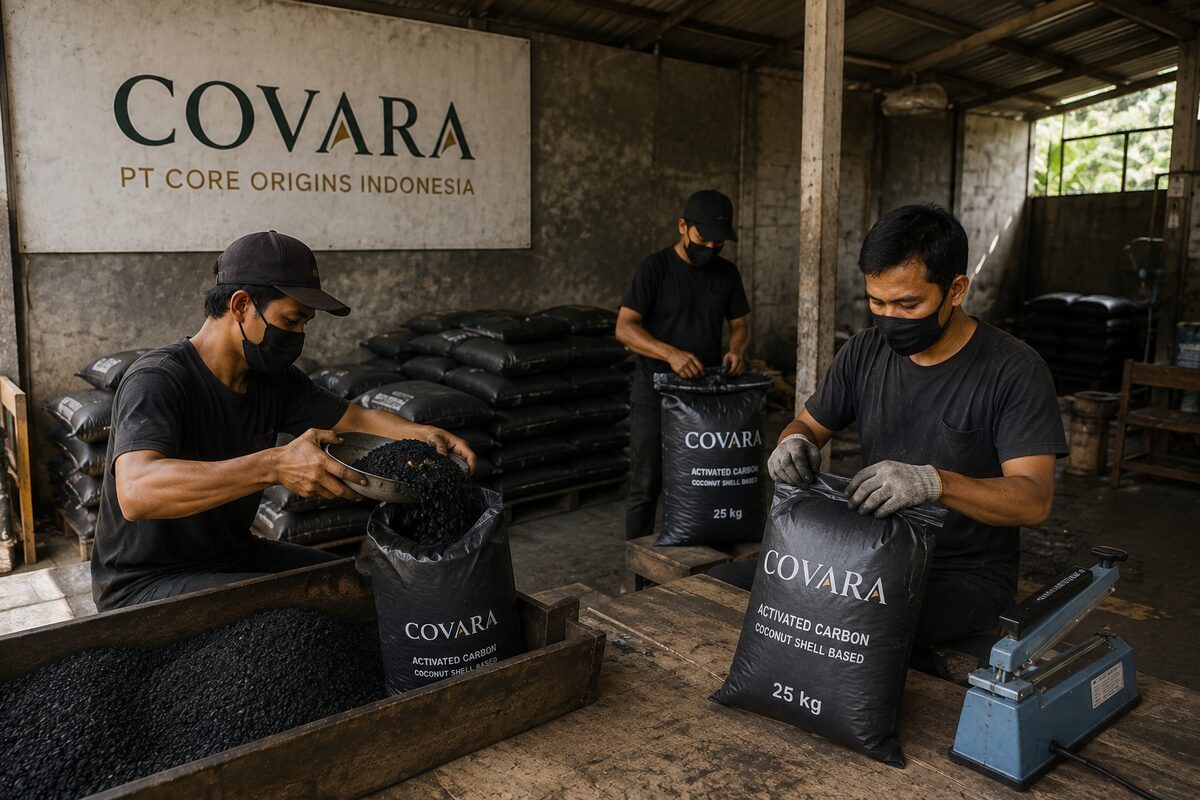 Pengemasan produk Covara